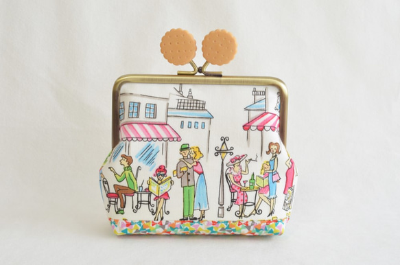 Small kiss lock pouch - Cafe with cookies[597] 第2張的照片