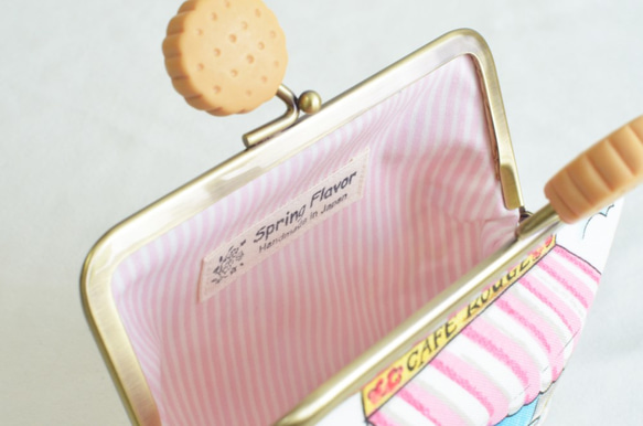 Small kiss lock pouch - Cafe with cookies[597] 第5張的照片