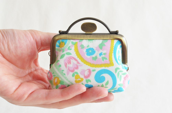 Tiny frame pouch - pastel paisley - floral[609] 第1張的照片