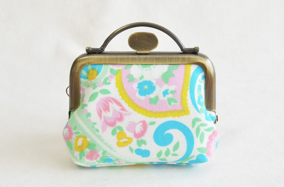 Tiny frame pouch - pastel paisley - floral[609] 第2張的照片