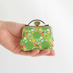 {花卉口金包} Tiny frame pouch - green garden - floral[809] 第1張的照片