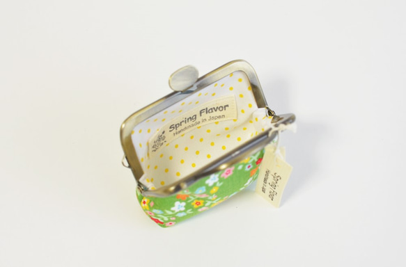 {花卉口金包} Tiny frame pouch - green garden - floral[809] 第4張的照片