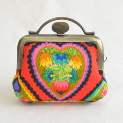 Tiny frame pouch - Vintage - hearts and floral[612] 第2張的照片