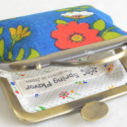 Tiny frame pouch - vintage - retro floral in blue[617] 第4張的照片