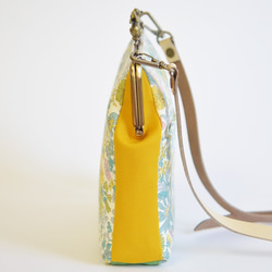 Mini shoulder bag - Liberty "Emily" floral - yellow [591] 第4張的照片