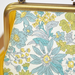 Mini shoulder bag - Liberty "Emily" floral - yellow [591] 第6張的照片