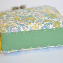 Mini shoulder bag - Liberty "Emily" floral - yellow [591] 第8張的照片