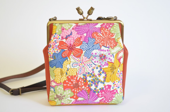 Mini shoulder bag - Liberty "Mauvey" floral - multi [590] 第2張的照片