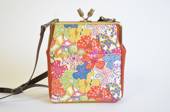 Mini shoulder bag - Liberty "Mauvey" floral - multi [590] 第3張的照片