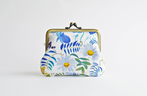 Frame purse - Liberty "Chartwell" blue [427] 第2張的照片