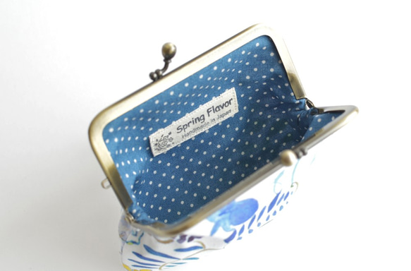 Frame purse - Liberty "Chartwell" blue [427] 第4張的照片