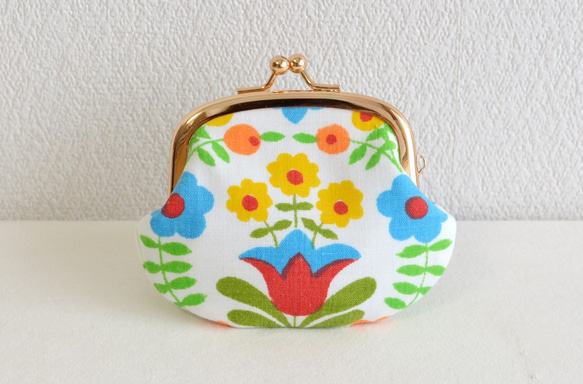 Vintage floral tiny coin purse [260] 第2張的照片