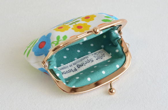 Vintage floral tiny coin purse [260] 第3張的照片