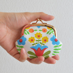 Vintage floral tiny coin purse [260] 第4張的照片