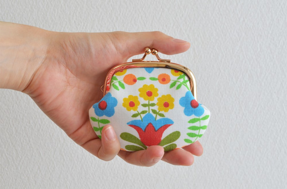 Vintage floral tiny coin purse [260] 第4張的照片