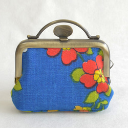 Tiny frame pouch - vintage - retro floral in blue[616] 第3張的照片