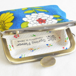 Tiny frame pouch - vintage - retro floral in blue[616] 第4張的照片