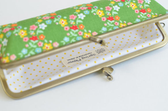 Floral pen case with swans - Green garden - multi [667] 第4張的照片