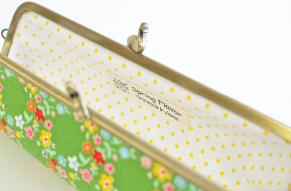 Floral pen case with swans - Green garden - multi [667] 第6張的照片