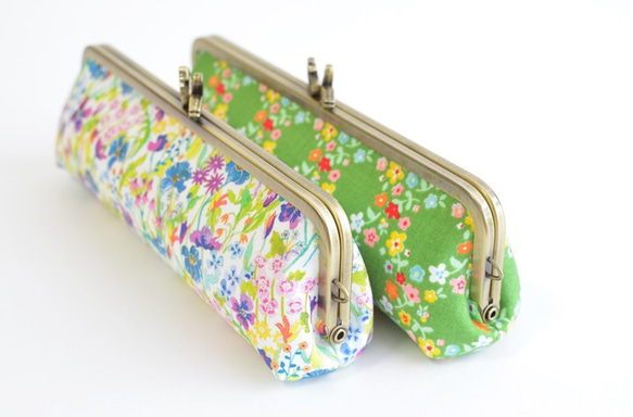 Floral pen case with swans - Green garden - multi [667] 第8張的照片