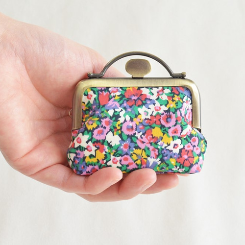 Liberty} 押し口ミニ 花柄がまぐちポーチ - Alice Victoria [552 