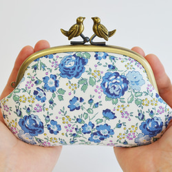 Liberty floral frame coin purse with birds - Felicite[695] 第3張的照片