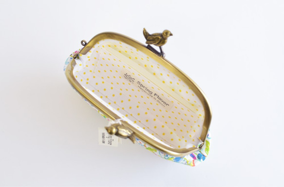 Liberty floral frame purse with birds - Summer Posy [929] 第4張的照片