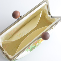 Retro floral cosmetic pouch - green and green [729] 第5張的照片