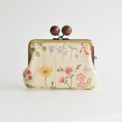 {花卉口金包}Double clasp/frame purse - Cottage chic floral  [862] 第2張的照片
