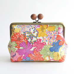 Retro floral cosmetic pouch - Liberty "Mauvey" Multi  [731] 第3張的照片