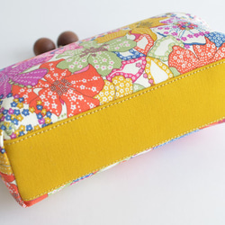 Retro floral cosmetic pouch - Liberty "Mauvey" Multi  [731] 第6張的照片