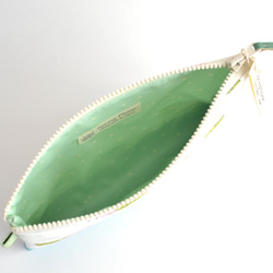 Zipper pouch(M) - French Linen "hydrangea" [486] 第5張的照片