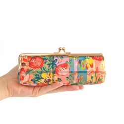 {花卉口金包} Floral pen case - Liberty "Magical Bouquet"[712] 第2張的照片