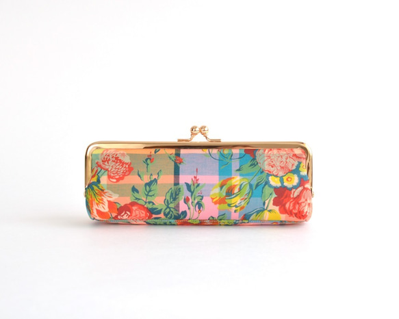 {花卉口金包} Floral pen case - Liberty "Magical Bouquet"[712] 第4張的照片