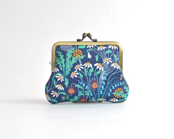 Frame purse(MS) - Liberty "Alpine Pasture" Navy [848] 第2張的照片