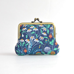 Frame purse(MS) - Liberty "Alpine Pasture" Navy [848] 第3張的照片