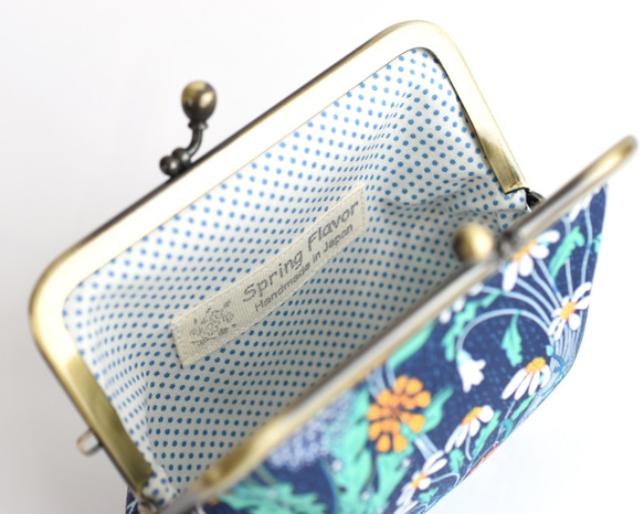 Frame purse(MS) - Liberty "Alpine Pasture" Navy [848] 第4張的照片