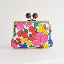 Double clasp/frame purse - Vintage - fruits from Sweden[847] 第3張的照片