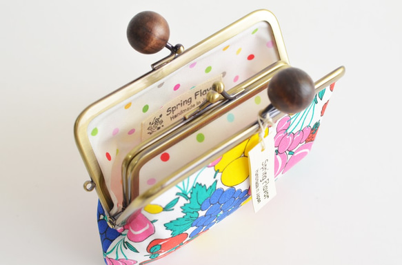 Double clasp/frame purse - Vintage - fruits from Sweden[847] 第4張的照片