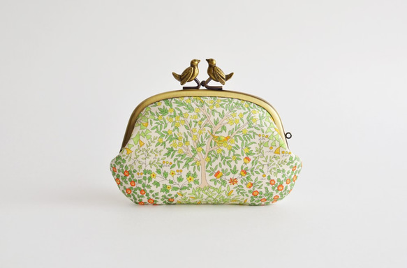 Liberty floral frame purse with birds - Jess and Jean [888] 第3張的照片