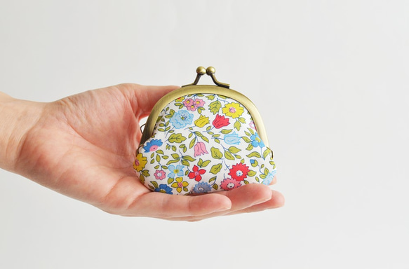 {花卉口金包} Mini coin purse - Liberty "Vita" [889] 第1張的照片