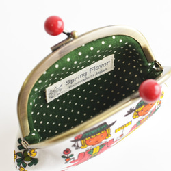 Vintage boy and girl coin purse - Scandinavian - folk [892] 第4張的照片