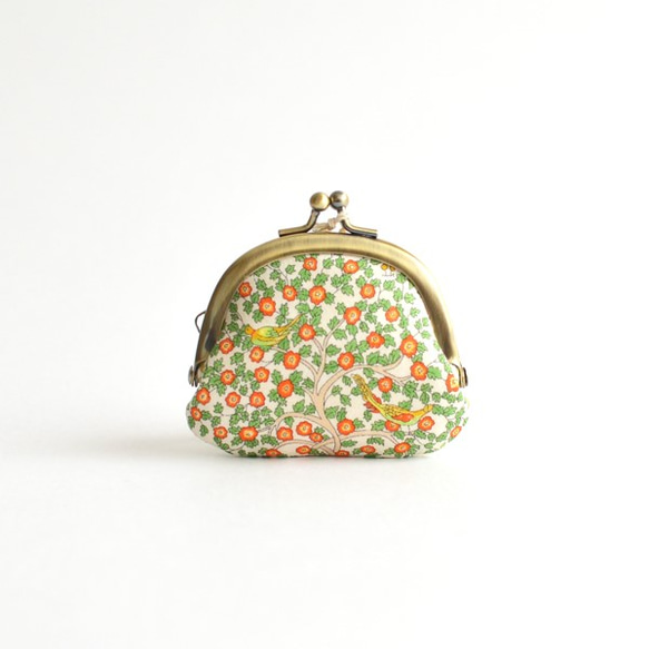 {花卉口金包} Mini coin purse - Liberty "Jess and Jean" [690] 第2張的照片