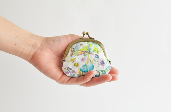 {花卉口金包} Mini coin purse - Liberty "Wild Flowers" [936] 第1張的照片