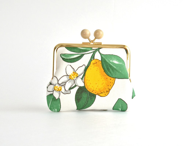 Kiss lock purse (M) - Import "Lemon" from Sweden [727] 第3張的照片