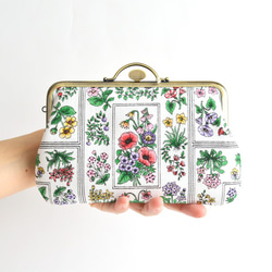 {花卉口金包}Vintage wildflower small cosmetic pouch/pen case[198] 第1張的照片