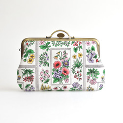 {花卉口金包}Vintage wildflower small cosmetic pouch/pen case[198] 第2張的照片