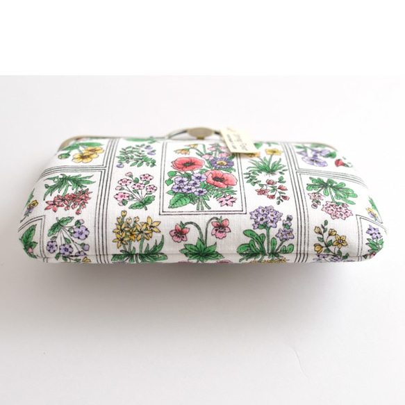 {花卉口金包}Vintage wildflower small cosmetic pouch/pen case[198] 第5張的照片