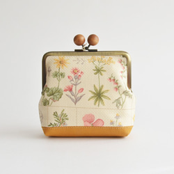 {花卉口金包} Cottage floral kiss lock cosmetic pouch [861] 第2張的照片