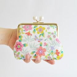 OOAK Liberty "Mini Pavilion" kiss lock cosmetic pouch [933] 第1張的照片